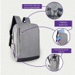 MOCHILA EXECUTIVA PARA NOTEBOOK WOOCH MILÃO CINZA